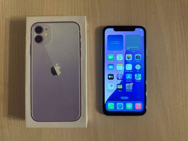 Apple iphone 11 Fggetlen jszer Lila Garis !