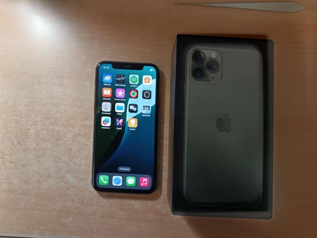 Apple iphone 11 Pro 256GB jszer Fggetlen Zld Garis 93%-os akkuval