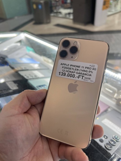 Apple iphone 11 Pro 4G arany