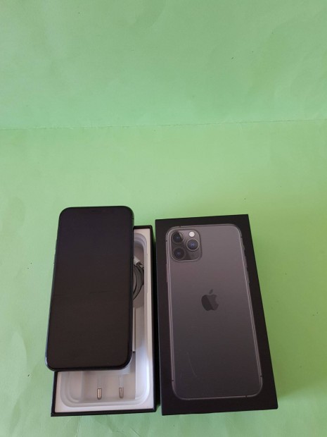 Apple iphone 11 Pro 64GB Graphite Krtyafggetlen j llapot mobiltel