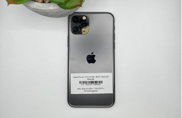 Apple iphone 11 Pro 64 GB - Krtyafggetlen / Hasznlt kszlk