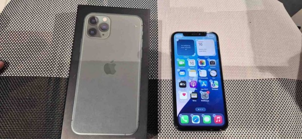 Apple iphone 11 Pro Fggetlen Zld Garis 100%-os akkuval !