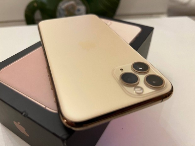 Apple iphone 11 Pro, Gold, 64Gb, 86% akku, fggetlen , j llapot