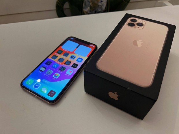 Apple iphone 11 Pro, Gold, 64Gb, 86% akku, fggetlen , j llapot El