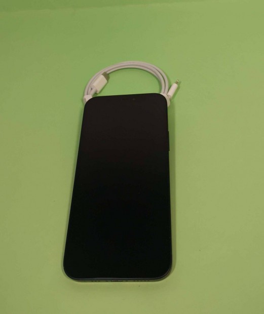 Apple iphone 12 128GB Fekete fggetlen Szp llapot mobiltelefon elad