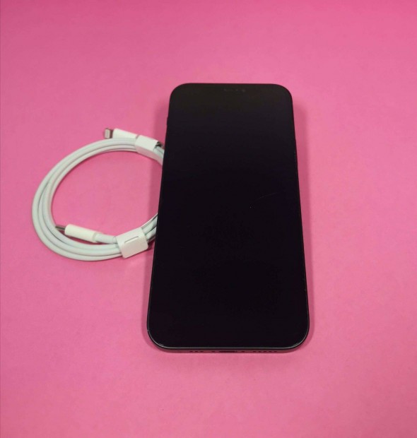 Apple iphone 12 128GB Fekete fggetlen Szp llapot mobiltelefon elad