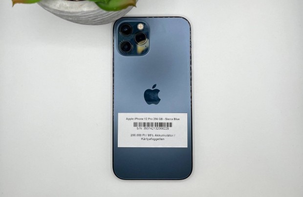 Apple iphone 12 Pro 256 GB - Krtyafggetlen / Hasznlt kszlk