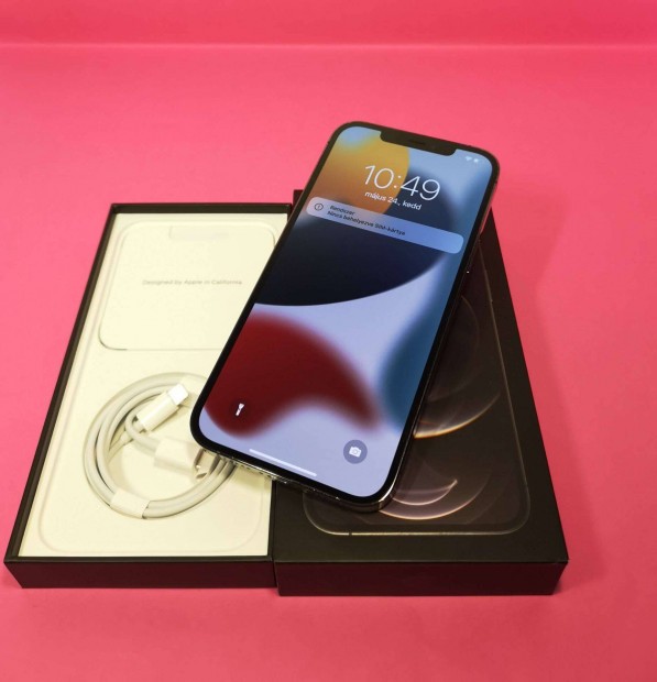 Apple iphone 12 Pro Max 128GB Krtyafggetlen szp telefon elad!