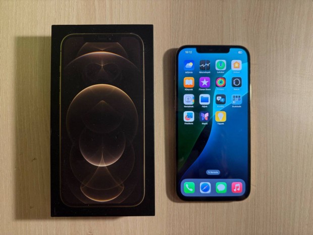 Apple iphone 12 Pro Max Gold Független Újszerű Garis !