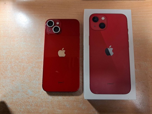 Apple iphone 13 256GB Red Fggetlen jszer Apple Garancival !