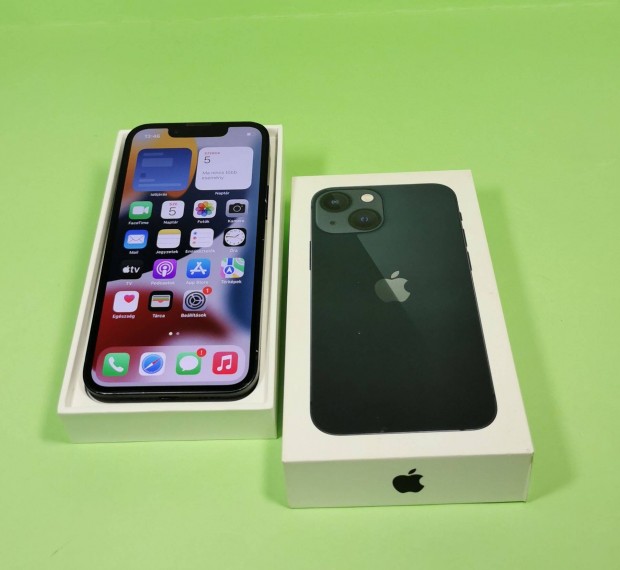 Apple iphone 13 Mini 128GB Fekete Krtyafggetlen hibtlan mobiltelefo