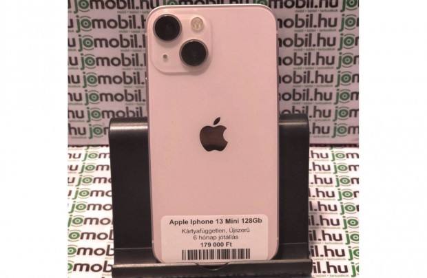 Apple iphone 13 Mini 128GB Pink j akkuval, fggetlen, jtllssal