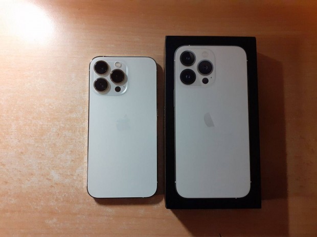 Apple iphone 13 Pro Független Újszerű Silver Apple Garanciás !