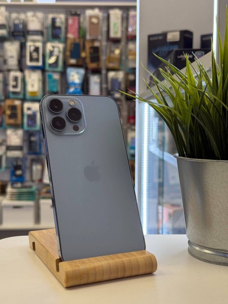 Apple iphone 13 Pro Max 128GB 100% os Akku Kártyafüggetlen 12 Hó Gari