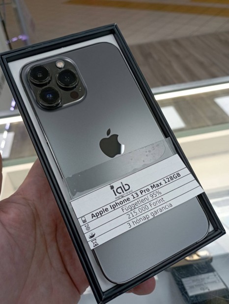 Apple iphone 13 Pro Max 95%-os akkuval újszerű állapot, független