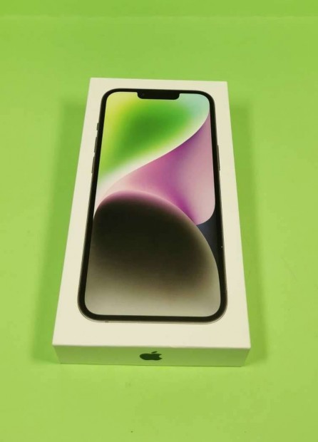 Apple iphone 14 128GB Fekete j Bontatlan krtyafggetlen mobiltelefon