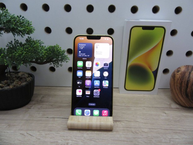 Apple iphone 14 Plus - Yellow - Használt, karcmentes