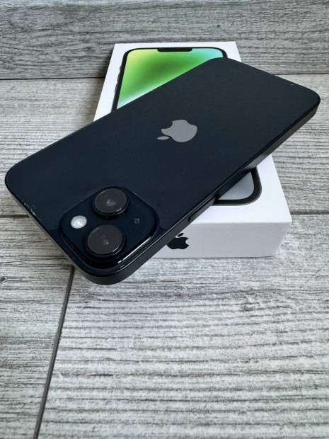 Apple iphone 14 plus 128 Gb fekete/krtyafggetlen