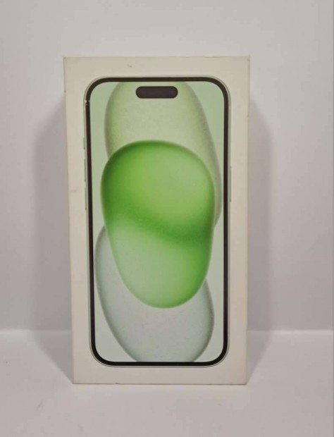 Apple iphone 15 128GB Green j fggetlen,vadonat j mobiltelefon elad