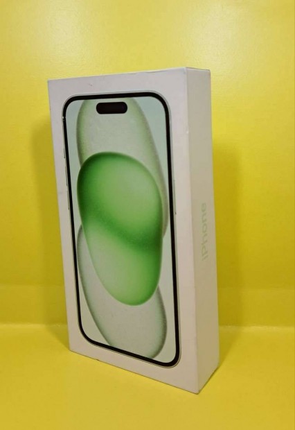 Apple iphone 15 128GB Green j fggetlen,vadonat j mobiltelefon elad