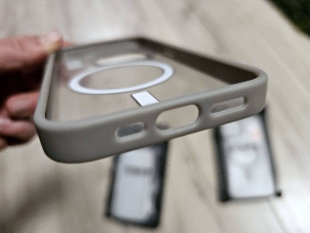 Apple iphone 15 Pro Max natur titn vdtok szilikon tok Magsafe