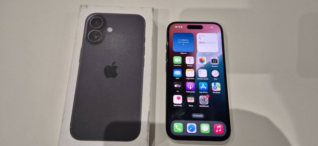 Apple iphone 16 Fggetlen szinte j Fekete Apple Garival