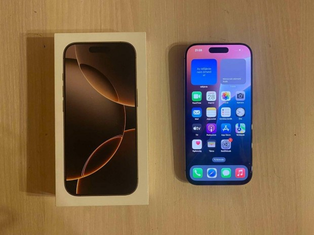 Apple iphone 16 Pro 256GB szinte j Fggetlen 3 v Apple Garancis !