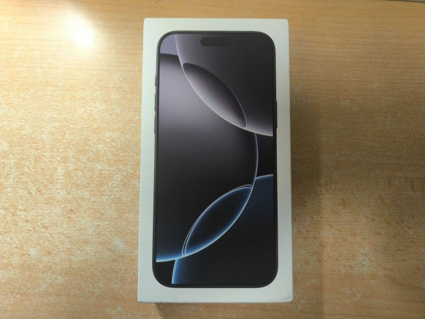 Apple iphone 16 Pro Max 256GB Új Black Apple Garanciás !