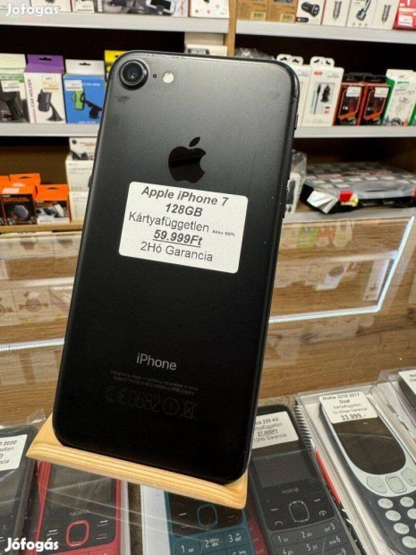 Apple iphone 7 128GB Kártyafüggetlen 100% Akkuval
