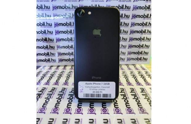 Apple iphone 7 32GB Fekete Fggetlen Jtllssal