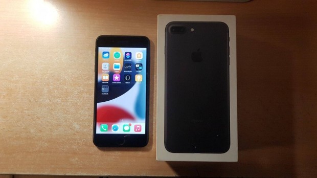 Apple iphone 7 Plus Black Fggetlen jszer Garis 100%-os akku !