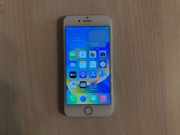 Apple iphone 8 256GB Fggetlen Fehr Gari 100%-os aksival !