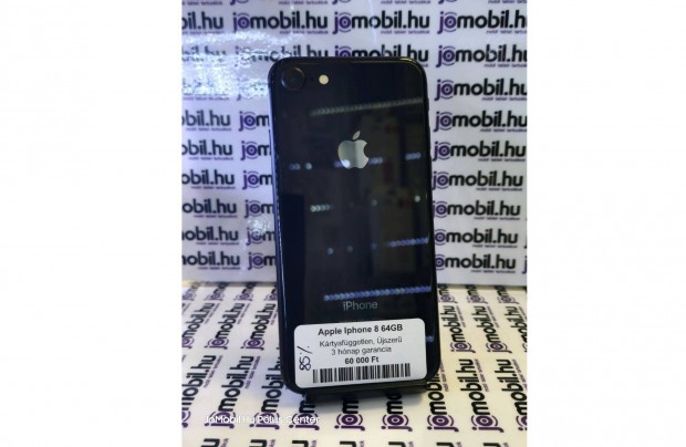 Apple iphone 8 64GB Fekete Fggetlen Jtllssal Kedves rdekld! A