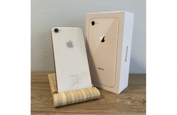 Apple iphone 8 64GB Gold Arany Fggetlen Hasznlt