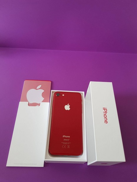 Apple iphone 8 64GB Red Krtyafggetlen szp mobiltelefon elad!