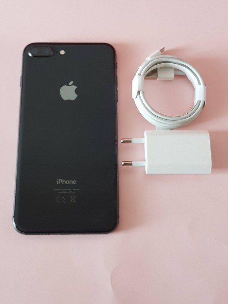 Apple iphone 8 Plus 256GB Fekete Fggetlen szp telefon elad!