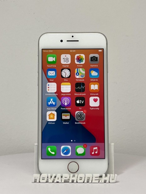 Apple iphone 8 (64GB) - Akku: 100% - Szín: Ezüst