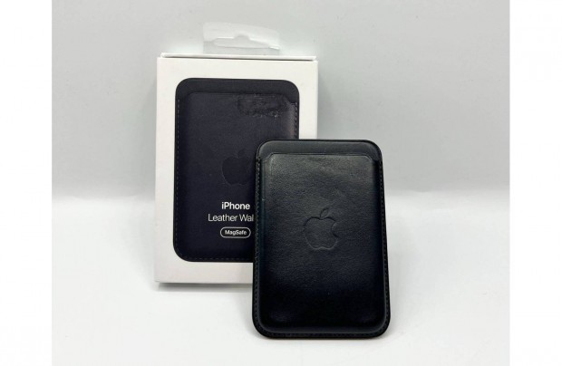 Apple iphone Leather Wallet Magsafe br, vdtok, fekete