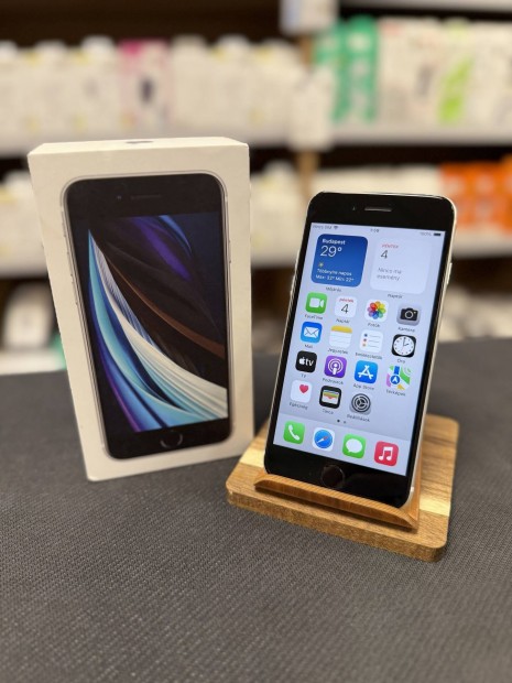 Apple iphone SE 2020 128GB 6 Hónap Garancia.100% Akku