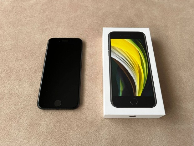 Apple iphone SE 2020 128GB Black makultlan szp llapotban