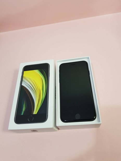 Apple iphone SE 2020 64GB Fekete színű,Kártyafüggetlen mobiltelefon tö