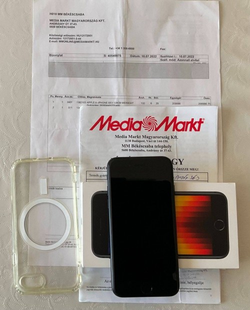 Apple iphone SE 2022 (3RD) 128GB Black Akci!!!