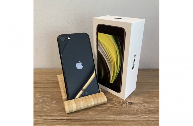 Apple iphone SE (2020) 64GB Black Fekete Fggetlen Hasznlt