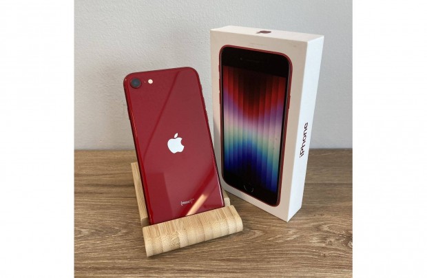 Apple iphone SE (2022) 128GB Piros Red Fggetlen
