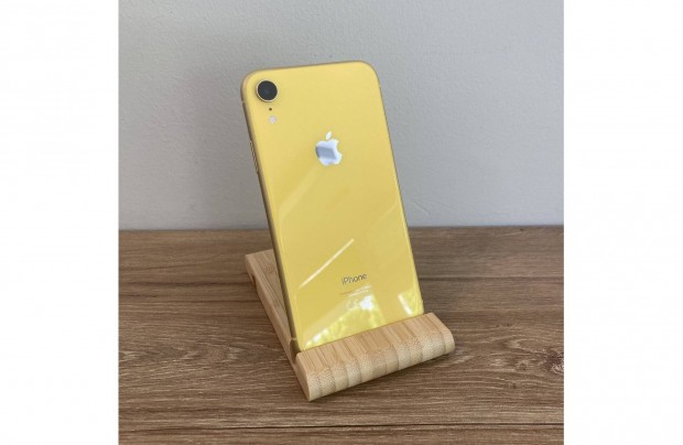 Apple iphone XR 128GB Yellow Citromsrga Fggetlen Hasznlt