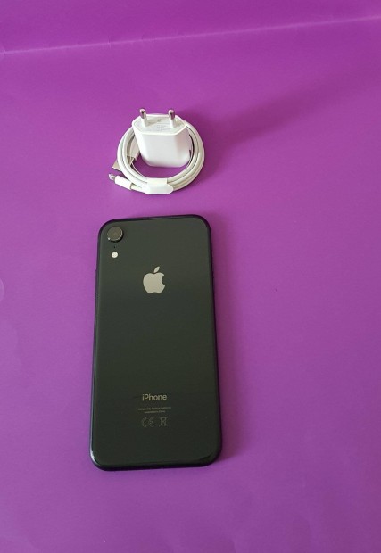 Apple iphone XR 64GB Fekete, fggetlen szp telefon elad!