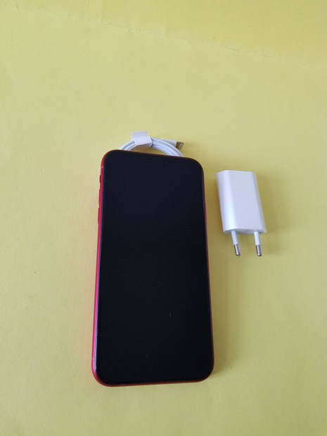 Apple iphone XR 64GB Red Fggetelen szp telefon elad!