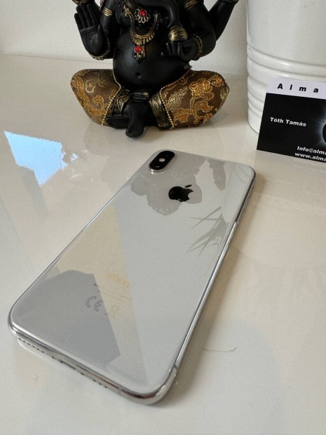 Apple iphone XS 64gb silver, kifogstalan llapot, krtyafggetlen