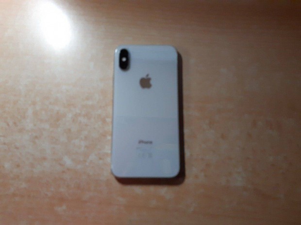 Apple iphone XS Fggetlen jszer Ezst Garis !