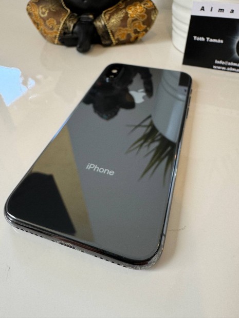 Apple iphone X 64gb, black, kifogstalan llapot, krtyafggetlen